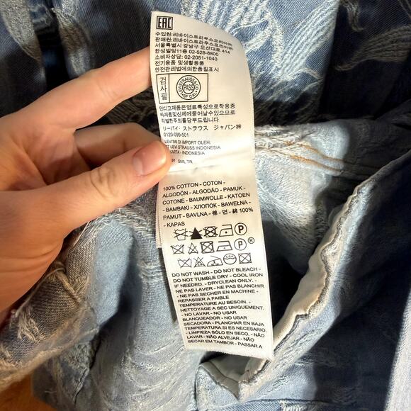 Levi's Made & Crafted Floral Embroidered Jean Jacket - Picture 4 of 6